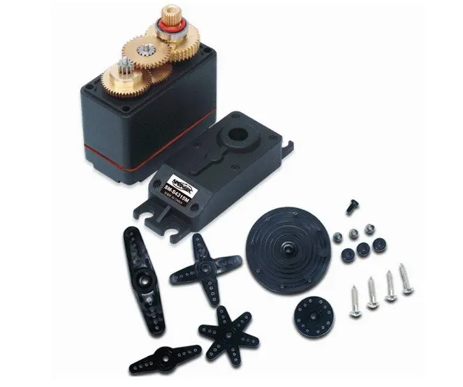 

Spring RC All Metal gear Servo SM-S4315M 60g 2X Ball bearing 17KG 0.16sec/60