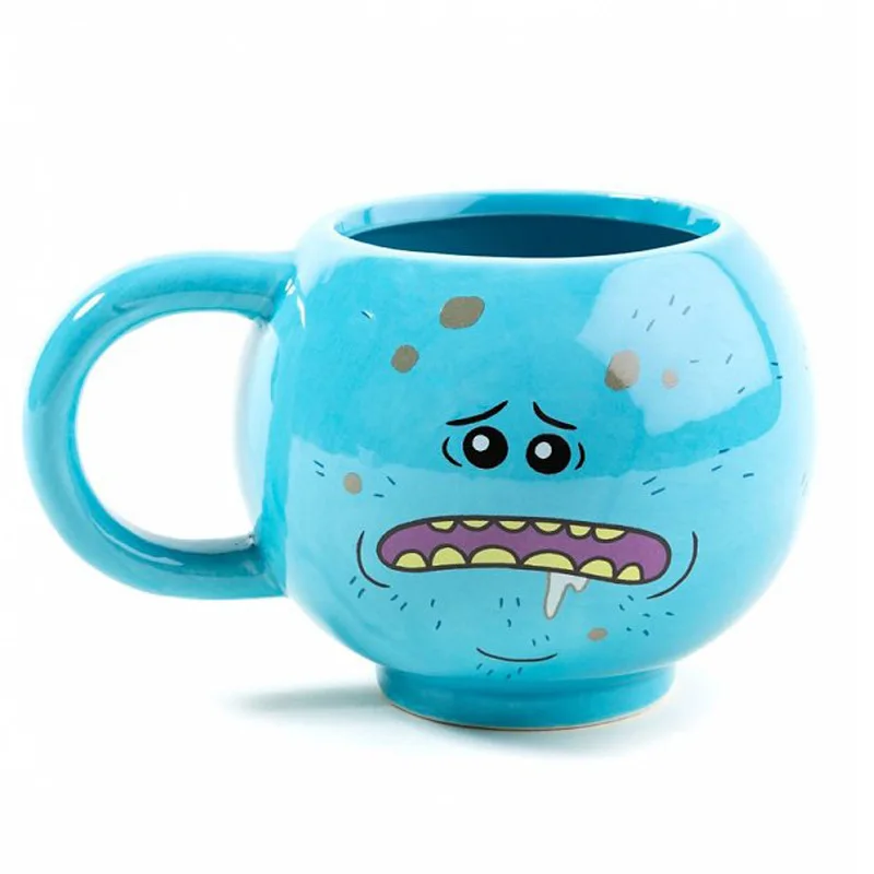 Rick and Morty expression кофейные кружки чашки с картинками из мультфильмов и керамические кружки Забавный знак лица - Цвет: 1