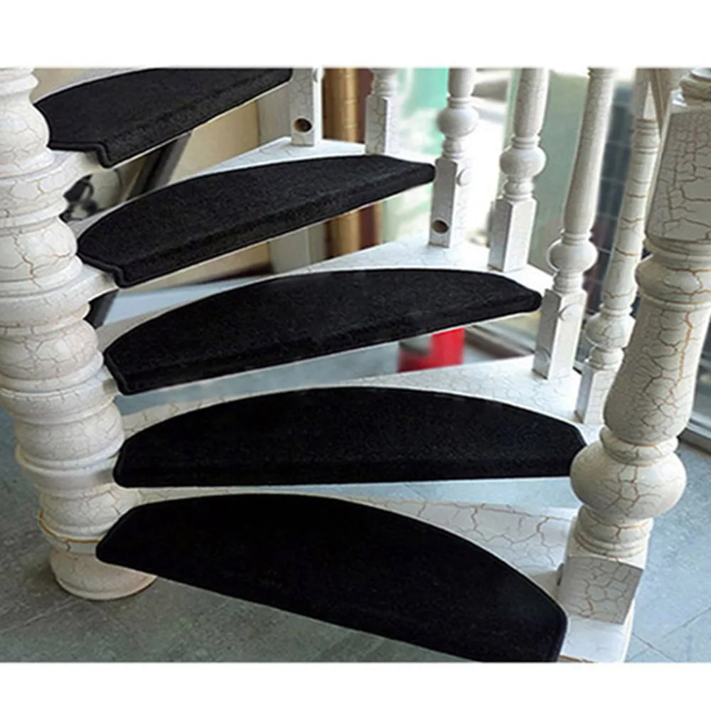 1 Piece Stair Treads Carpet Non-Skid Stair Mats European Thickening Rugs and Carpets for Stair Decor Staircase Mat 1 Piece Stair Treads Carpet Non-Skid Stair Mats European Thickening Rugs and Carpets for Stair Decor Staircase Mat
