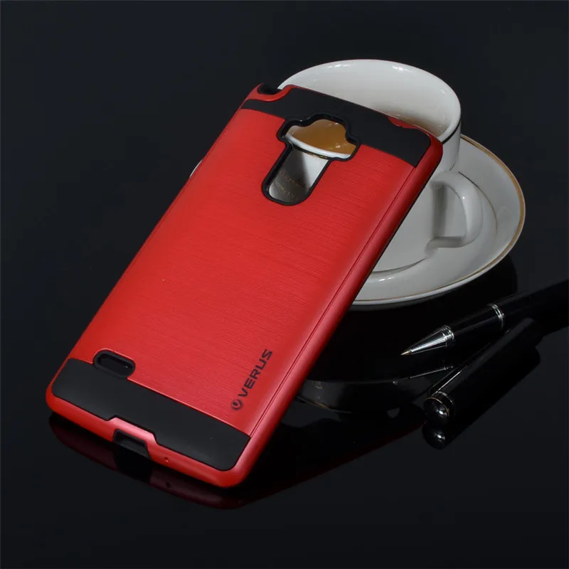 ل LG G4 ستايلس H540F LS770 حالة 2 في 1 الأزياء عالية الجودة البلاستيك الصلب TPU الحالات الهاتف الغطاء الخلفي قذيفة دينار