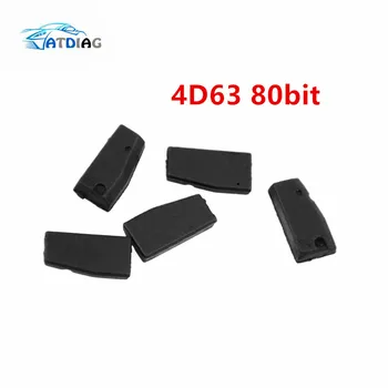 

10pcs Auto Carbon Transponder Chip For Ford Mazda 4D63 80Bit 4D ID63 Chip