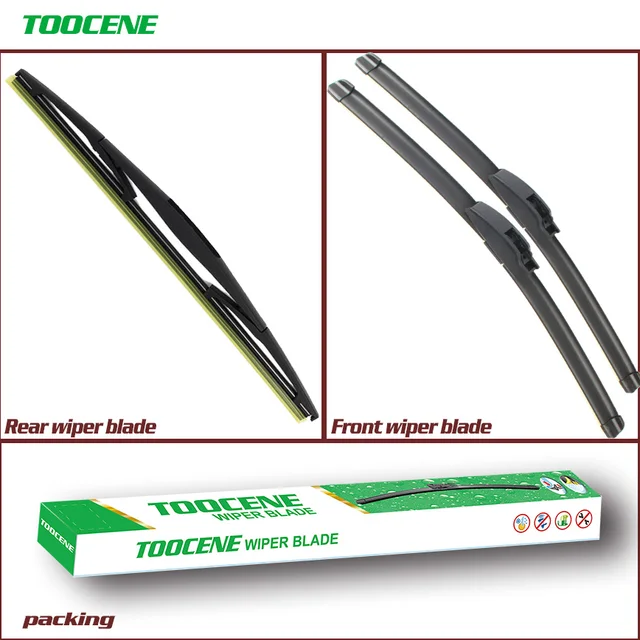 Front and Rear Wiper Blades For Nissan Murano 2009 2016 windshield Windscreen Wipers Car