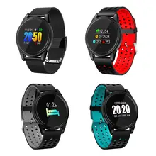 M10 SmartBracelet часы цветной экран пульсометр кровяное давление монитор активности фитнес отслеживание умный Браслет для Android IOS