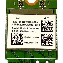 SSEA Новинка для Realtek RTL8723BE 802.11bgn 300 Мбит/с Беспроводная NGFF карта Wifi Bluetooth 4,0 для Asus/DELL/acer/Toshiba