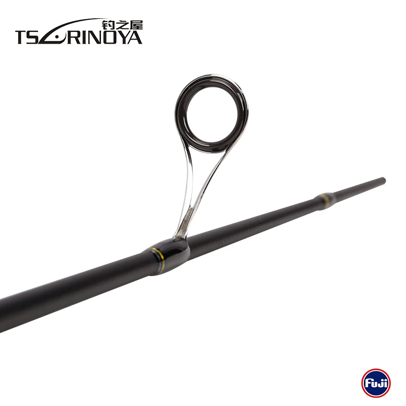 TSURINOYA PARTNER Carbon Fishing Rod 1.89m 2 UL Tips FUJI Ring Lure Weight 2-7g Portable Saltwater