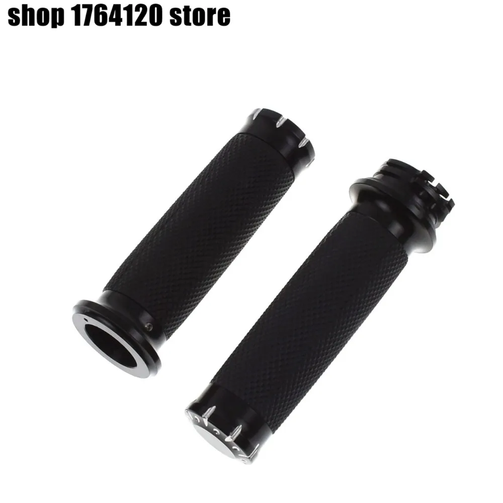 

1"25mm Black Handlebar Handle Bar Hand Grips Motorcycle Grips For Harley Sportster 883 1200 VRSC Touring Dyna Softail Custom