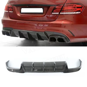

Carbon Fiber Rear Lip Diffuser Spoiler For Benz E Class W212 E260 E300 E400 E63 AMG Sport 2014 -2016 Bumper Guard Car Styling