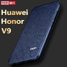 Huawei Honor 8 Pro V9 чехол для телефона Huawei V9 Чехол кожаный Flip Book Kickstand принципиально Роскошный блеск Капа Mofi huaewi V9 Крышка