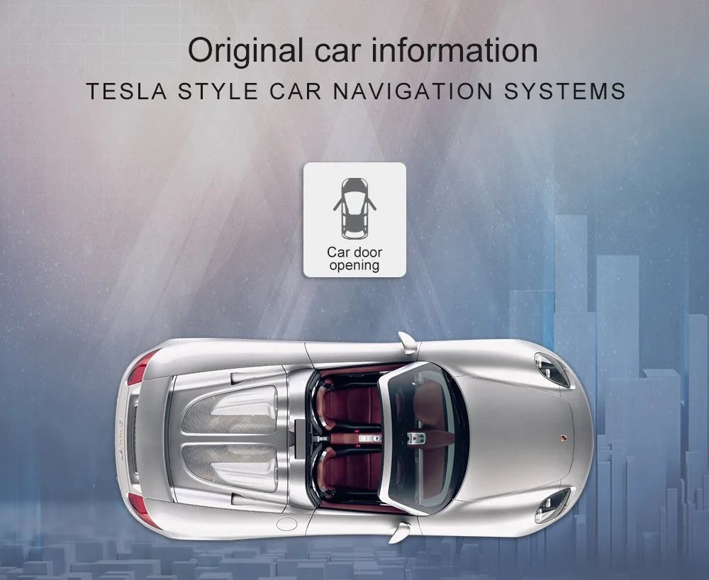 Clearance Android 7.1 Tesla style Car No DVD Player GPS Navigation For Subaru Forester 2013+ head unit tape recorder multimedia stereo map 11