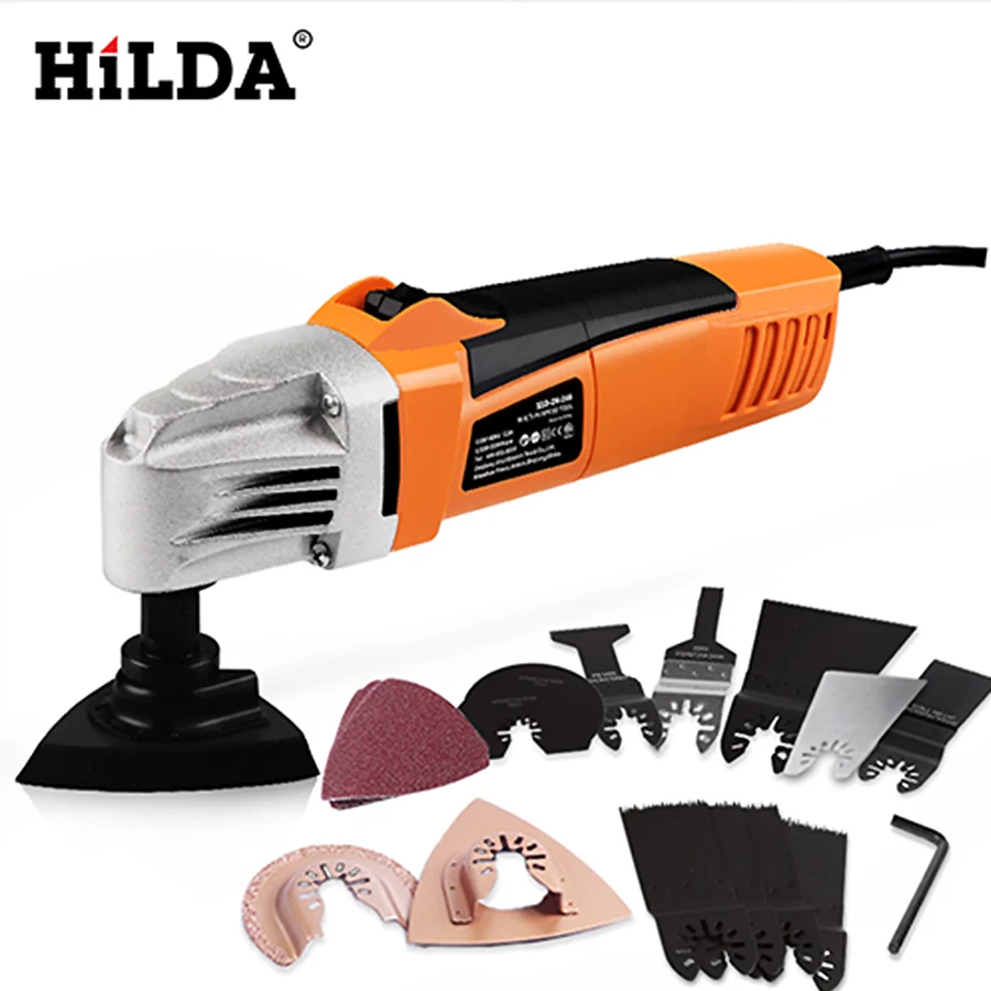HILDA Renovator Multi Tools Электрический Универсальный Осциллирующий набор инструментов Мульти-инструмент электроинструмент электрический триммер пилы аксессуары - изображение