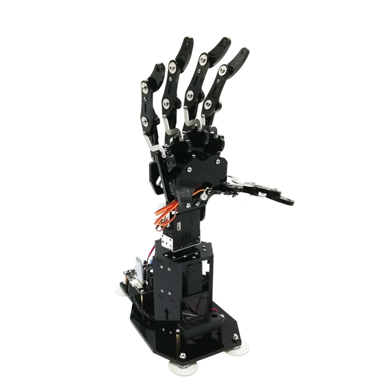 Best Bionic palm synchronous wearable somatosensory gloves DIY remote control robot manipulator robotic arm set arm hand finger palm 1