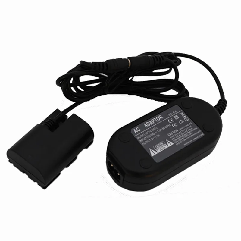 ACK-E6 Fully decoded Power Adapter supply charger+DR-E6 LP-E6 Coupler for Canon EOS 60D 70D 80D 6D 7D 5D2 5D3 5D4 5DSr mark IV