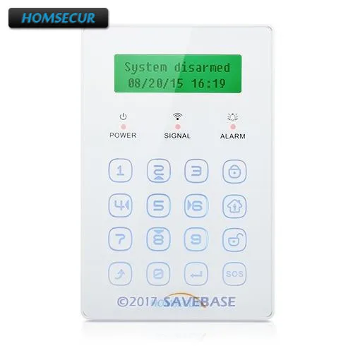 HOMSECUR Wireless Two way Password Keypad A15 for Home font b Alarm b font System