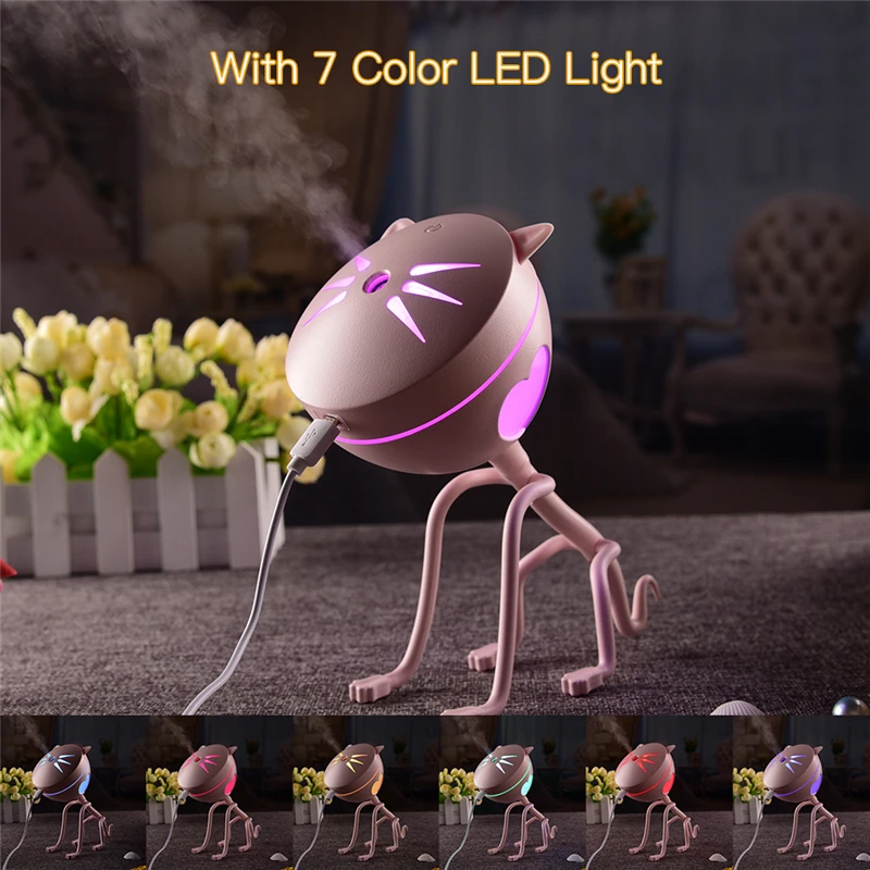

Creative 150ML Cat Air Humidifier USB Electric Air Purifier Mist Maker Mini Portable Car Air Humidifiers For Office Home Travel