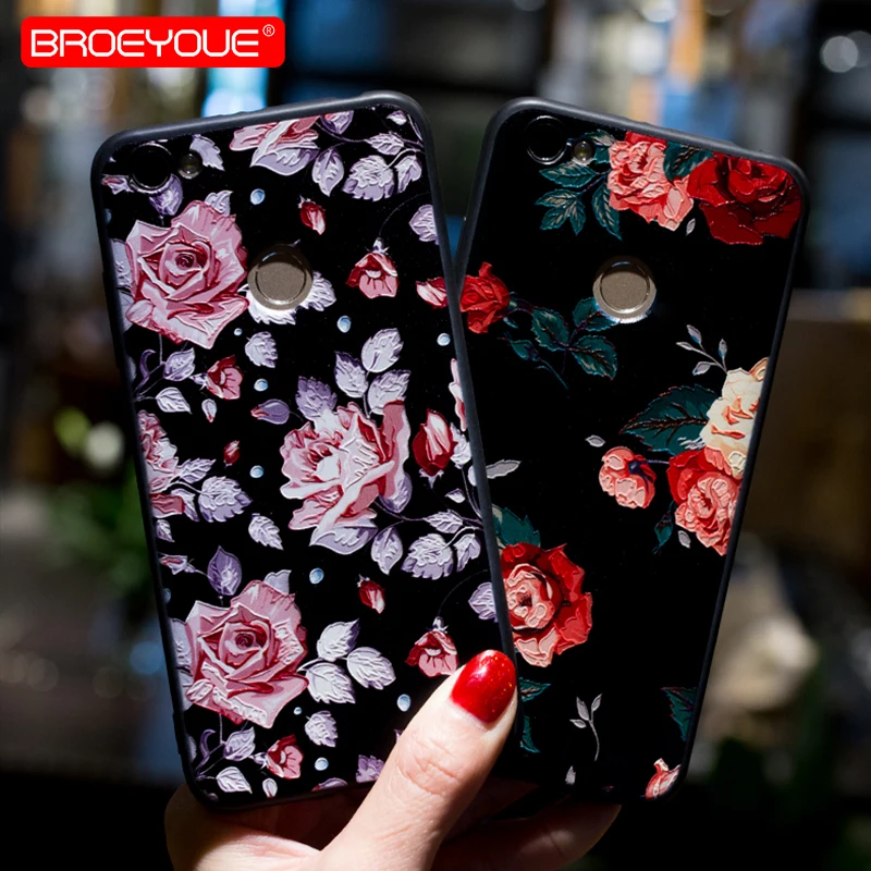 Чехол BROEYOUE для Xiaomi Redmi Примечание 5A 5 Pro 4 4X 3D рельефные цветочные чехлы телефонов 4A