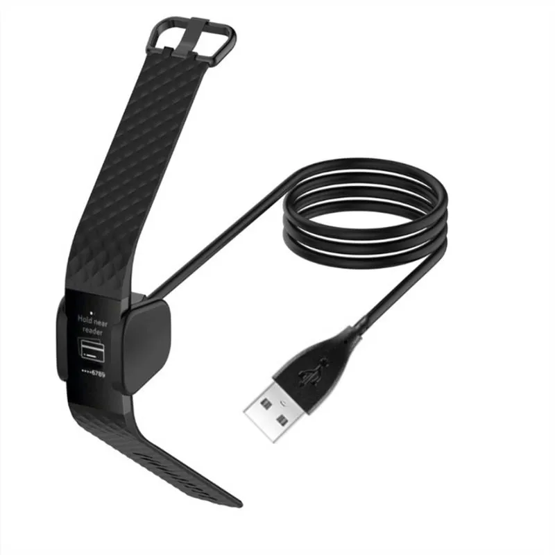 USB кабель для зарядки зарядное устройство Шнур провода аксессуары FitbitCharge 3 Смарт