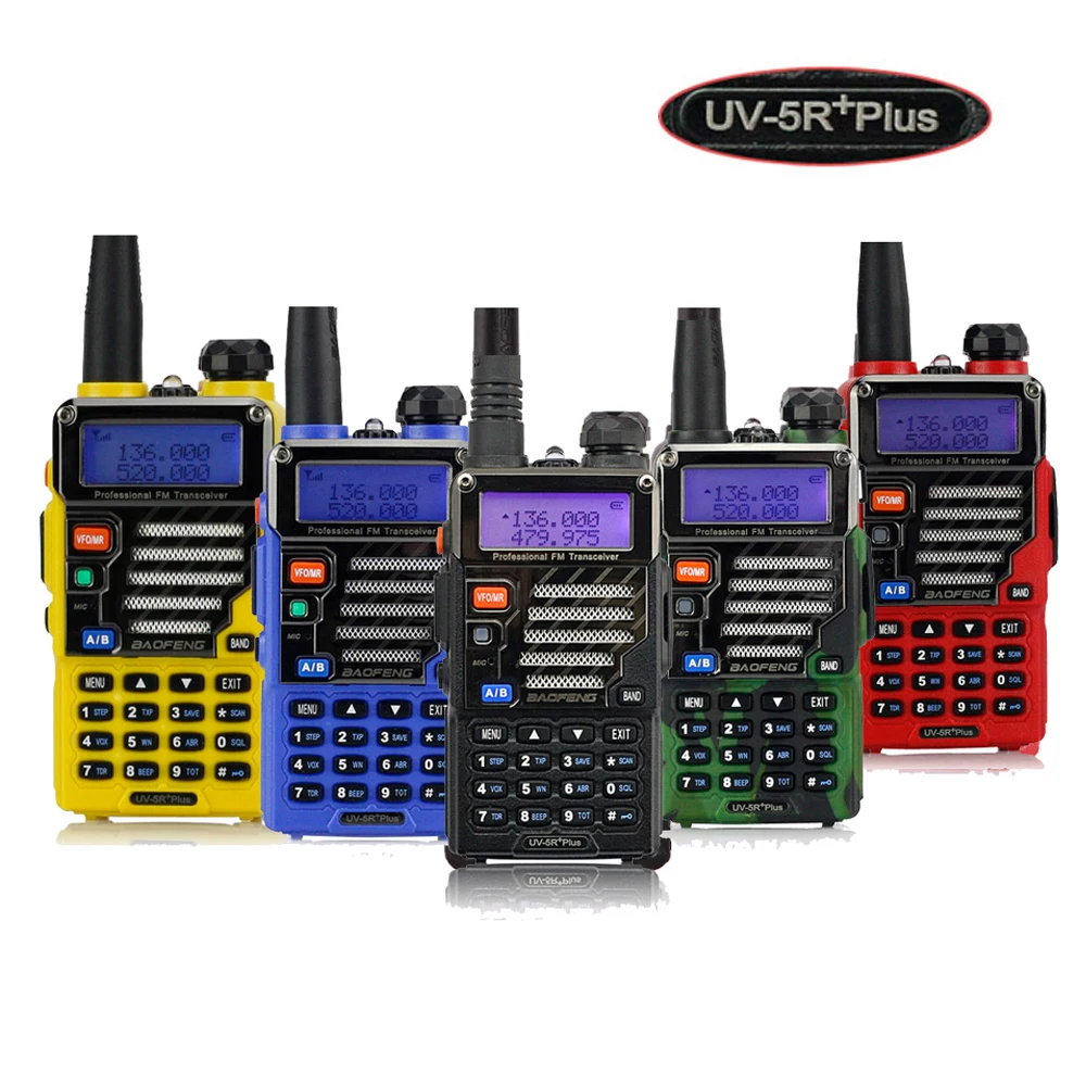 Baofeng UV 5R+Plus Walkie Talkie Dual Band Two Way Radio Pofung UV 5R