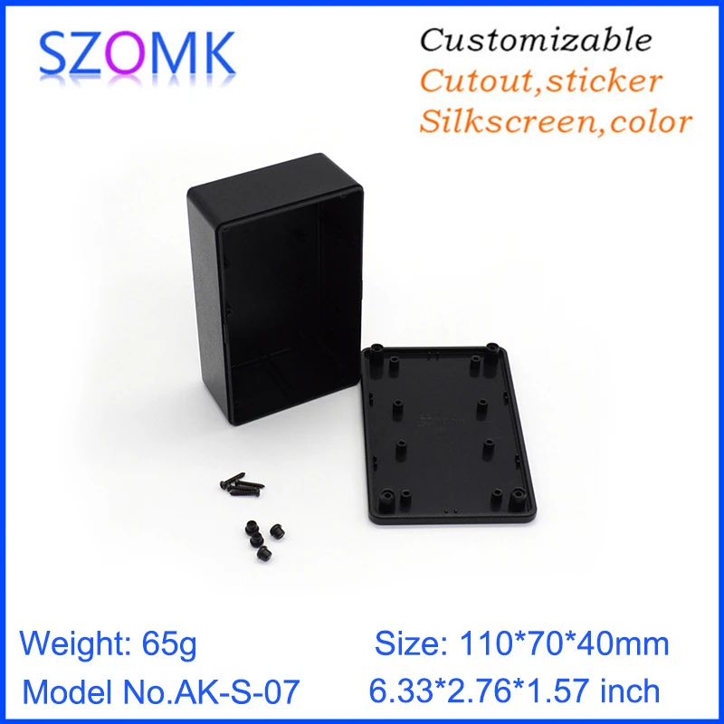 plastic enclosure for electronics control box szomk diy enclosure junction box plastic housing small abs instrument enclosure distribution box black plastic box enclosure electronics case  (3).jpg