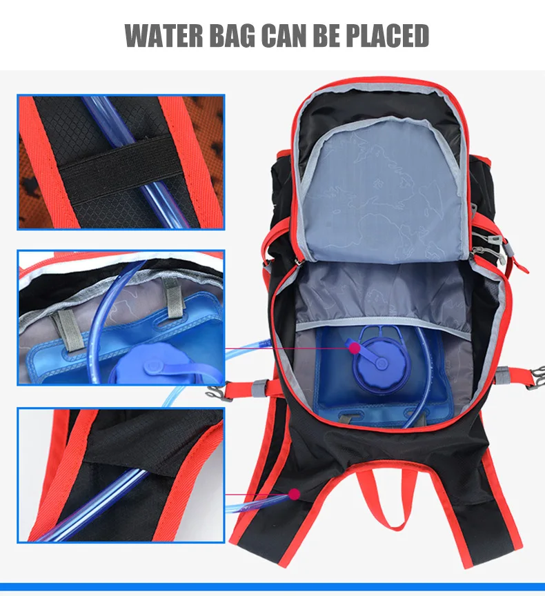 Bolsa de Acampamento Mochilas para Bicicleta para Mulheres dos Homens ao ar Esporte Reflexivo Mochila Ciclismo Livre Correndo Caminhadas Xa975wd 25l 7 Esporte e Lazer