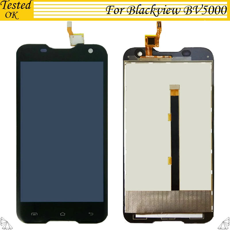 100% протестированный рабочий Оригинальный ЖК дисплей Blackview BV5000 + сенсорный экран 5