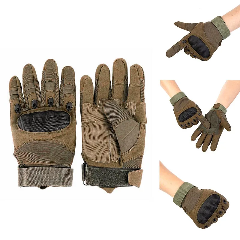 Тактические перчатки с сенсорным экраном военные армейские Пейнтбольные стрельбы профессиональные альпинистские противоскользящие резиновые перчатки на весь палец
