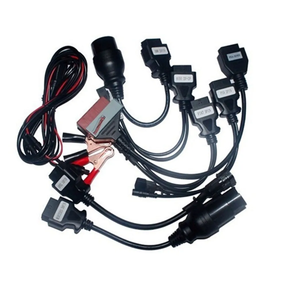 OBD2 Cables full set 8 car cables for pro delphis VD TCS Pro Plus Car Cable scanner cable obdii | Автомобили и мотоциклы
