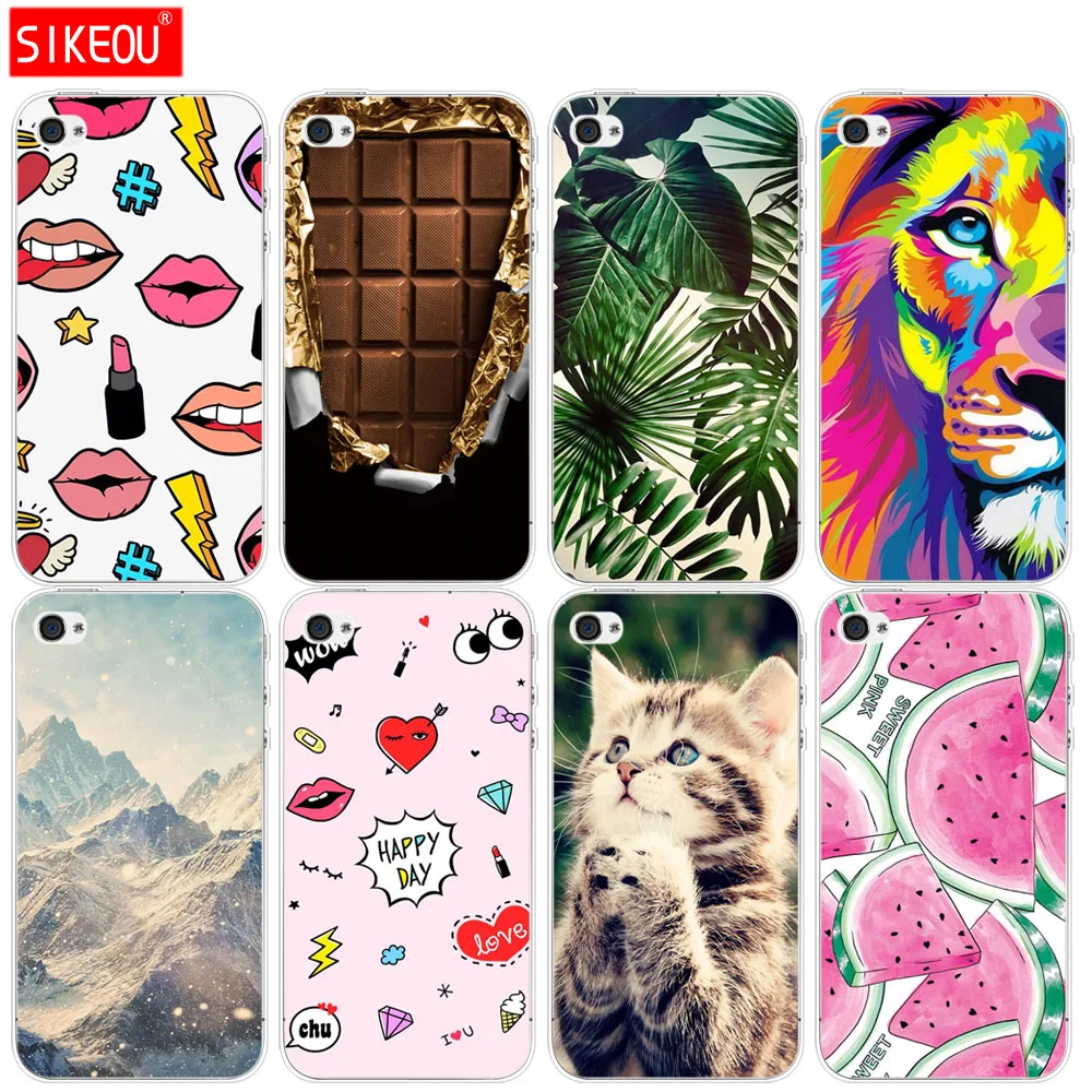Для iPhone 5 чехол 4 0 дюйма милый для чехла 5S силиконовый из ТПУ SE чехлы телефонов |