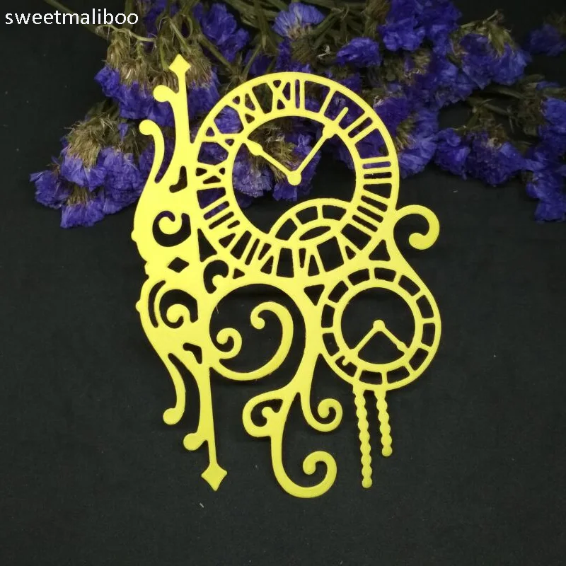 Clock Time Metal Cutting Dies Die Cutter Paper Photo Album Card Craft ...