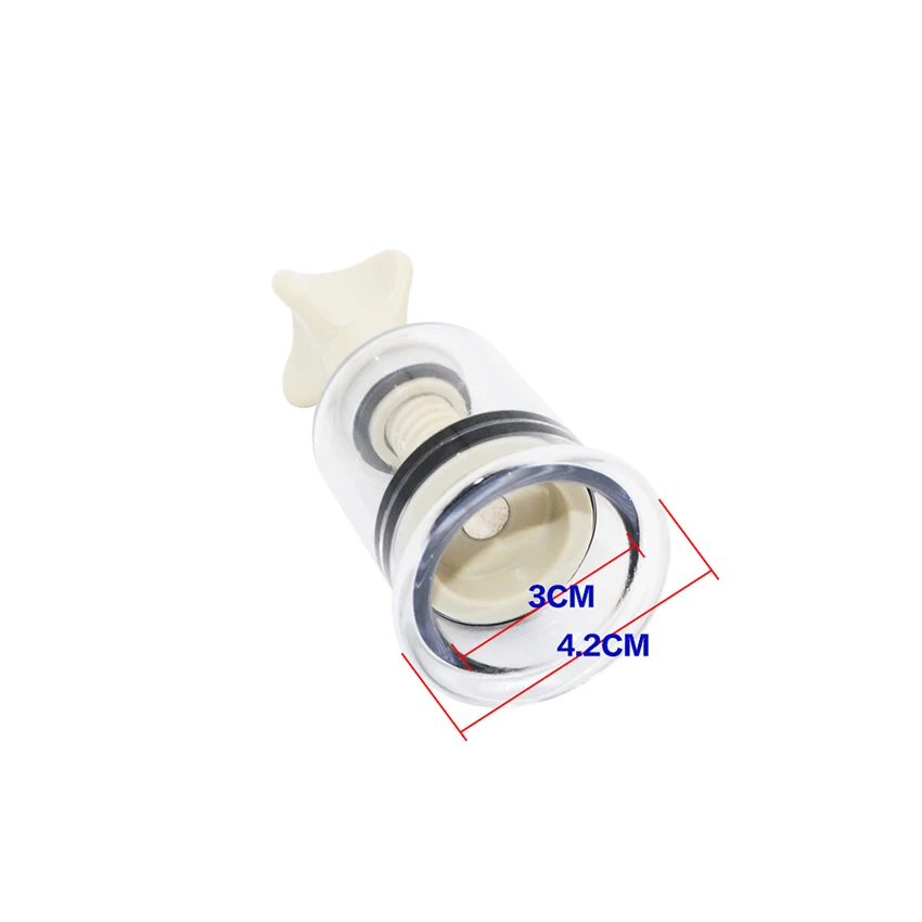 4 шт. 4 размера вакуумный поворотный, вращающийся кувшин для профессионального увеличения сосков без насоса всасывающий увеличитель медицинские банки для терапии тела пластик
