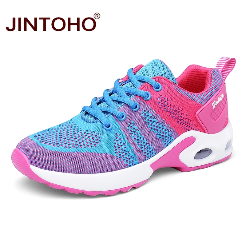 JINTOHO Брендовые женские спортивные кроссовки дышащие уличные для женщин
