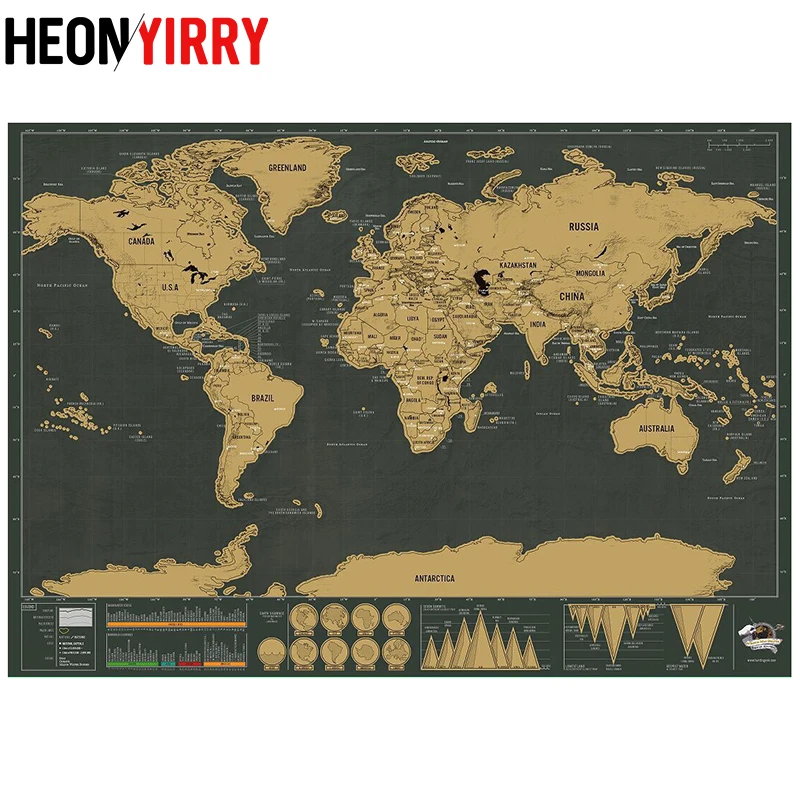 Роскошная стираемая черная карта мира, Скретч Карта мира, персонализированная карта для путешествий, скретч для карты, украшение для дома, наклейки на стену