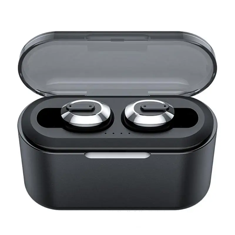 

T2 TWS Mini Smart Bluetooth 5.0 Stereo Earphones with 2200mAh Charging Case