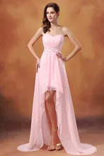New Year Special High-Low Vestido Madrinha Sweetheart Zipper Back Bridesmaid Dress Beading Chiffon A-Line Wedding Party Vestidos