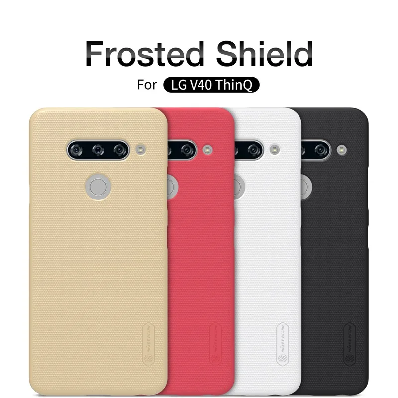 

for LG V40 thinQ case hard cover 6.4" NILLKIN case for LG V40 thinQ funda coque capa on frosted shield mobile phone bag