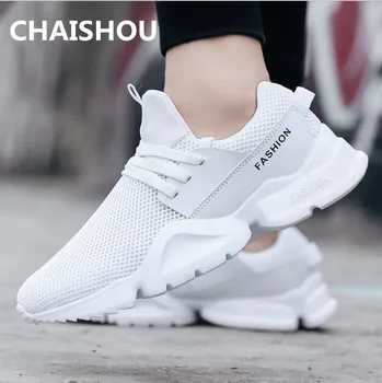 

CHAISHOU2019 Men Casual Shoes Summer Sneakers Breathable Man platform Shoes Fashion Mens Shoes Adulto Sapato Masculino B-04