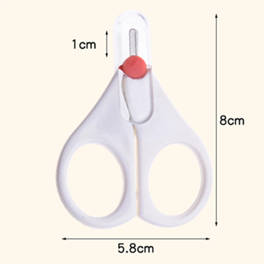 Super Deal High Quality New Arriving Rikang Baby Nail Scissors Newborn Baby Safety Nail Clipper Scissors