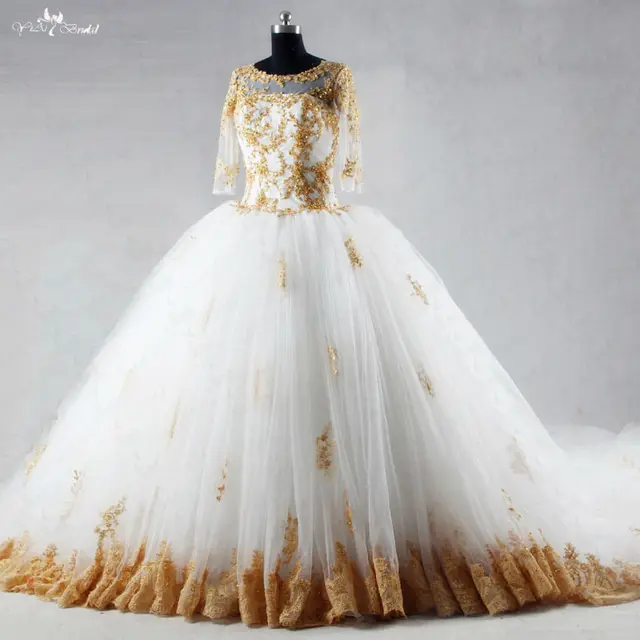 Gold Ball Gowns