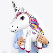 Покрытые фольгой шары на день рождения игрушки Дети С Днем Рождения мультфильм животных Сказочный игрушечный детский душ игрушки для детей