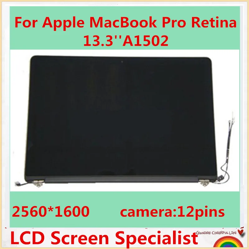 

100% Genuine A1502 Full LCD Screen Display Assembly for Apple MacBook Pro Retina 13" ME864 ME866 MGX72 MGX92 Late 2013 Mid 2014