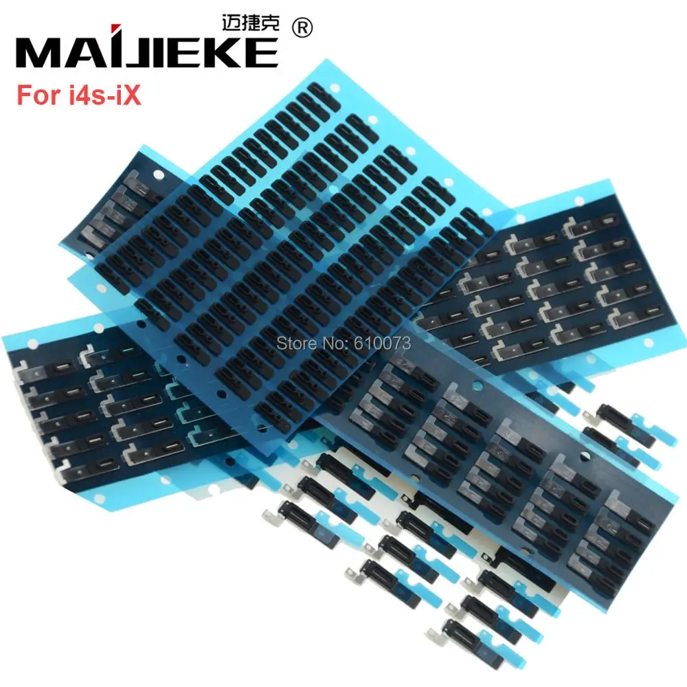 

10PCS MAIJIEKE Earpiece Anti Dust Mesh Net Mesh Cover For iPhone X 8 7 6s plus 5 5s 5c 4s Ear Speaker Adhesive Grill