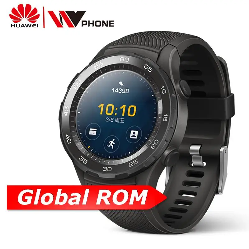  Original Huawei Uhr 2 Smart uhr Unterstützung LTE 4G Anruf Herz Rate Tracker Für GPS Android iOS IP