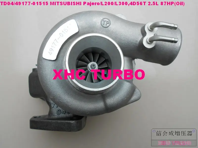 TD04 49177-01510 Турбокомпрессор Для MITSUBISHI L200 Pajero Shougun Delica, 4D56 2.5L 87HP 3 отверстия(масло