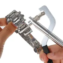 Часы для инструментов Металлические Часы инструменты Сталь Смотреть Band Настройщик контакты для удаления плоскогубцы ссылка регулятор с 3 запасных Pin часового инструмент