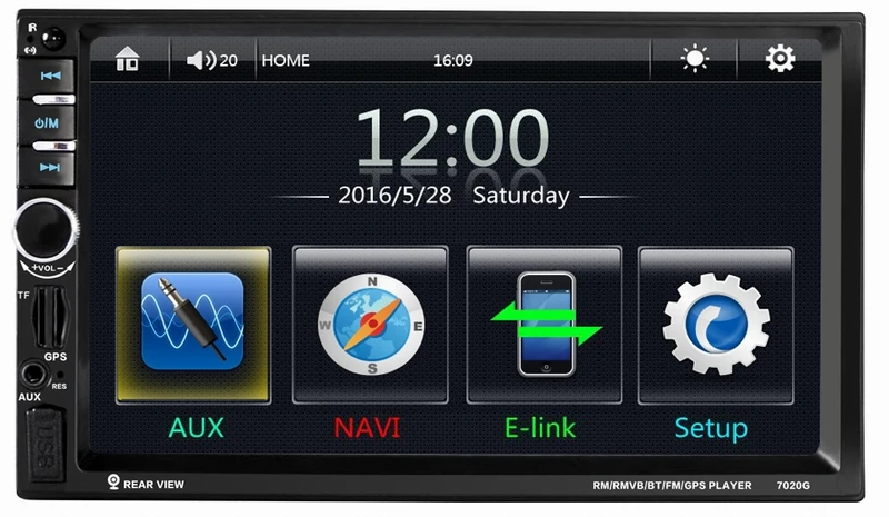

Ouchuangbo 7 inch car mp5 With GPS function USB aux 2 Din Touch Screen Bluetooth Steering Wheel Control