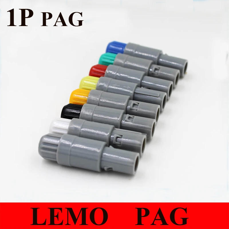 

LEMO Connector LEMO 1P PAG 2 3 4 5 6 7 8 9 10 14 Pin Connector LEMO REDEL PAG.M*.*GL.AC** G Male Plug Medical Plug