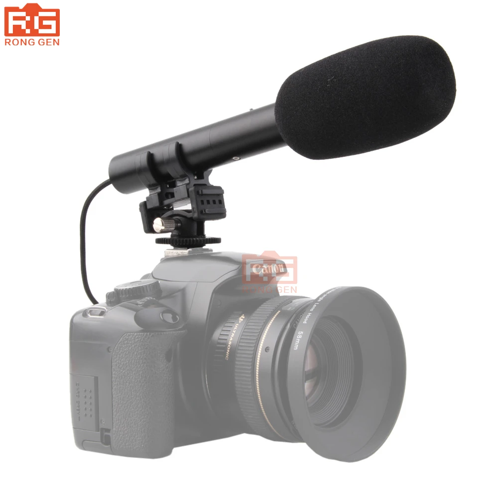 Original IShoot PL MIC02 DC/DV Microfono Stereo for Canon Nikon Sony