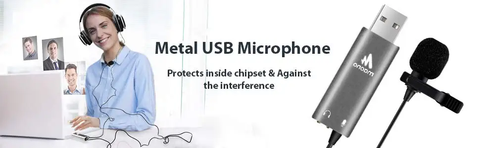 MAONO петличный микрофон металлический зажим на USB микрофон всенаправленный конденсаторный микрофон Micophone рубашка воротник микрофон Youtube Mic