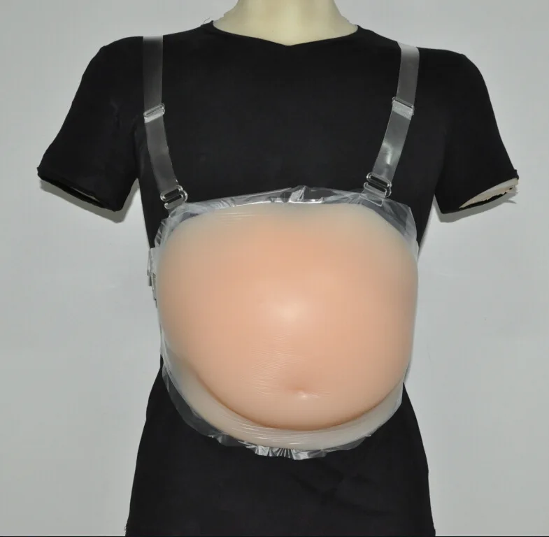 Flash Deal Pregnant women with fake belly, fake belly, fake pregnancy,3000 g,90-month gel, fake stomach. 15