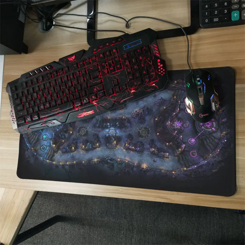 Map of the world gamer Mouse pad Mousepad keyboard mat for Notebook Computer Map Diy Custom (6)