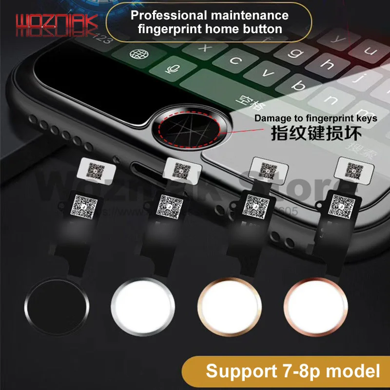 

JC Universal Fingerprint key Flex Cable Repair for Iphone 7 7P 8 8P Home Return Button Touch ID Maintenance tools